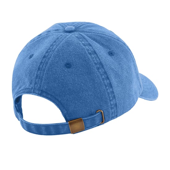 Beechfield Unisex Laag Profiel Vintage Denim-Look Cap (Vintage Korenbloem) - Image 2