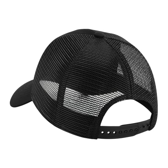 Beechfield Urbanwear 6 Paneel Gerecycled Snapback Trucker Cap (Zwart) - Image 2