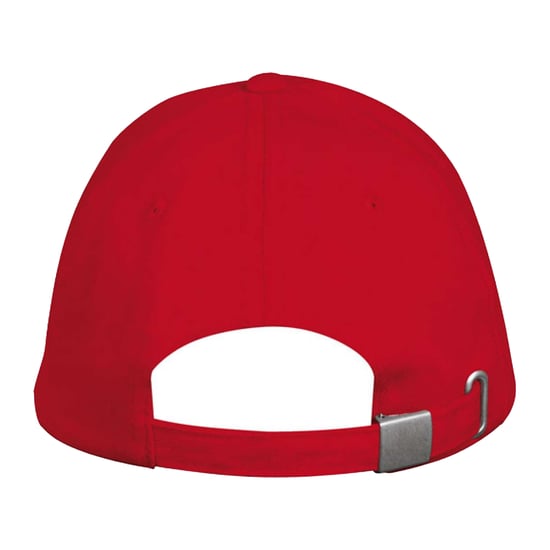 SOLS Long Beach 5 Paneel Baseball Cap (Rood) - Image 2