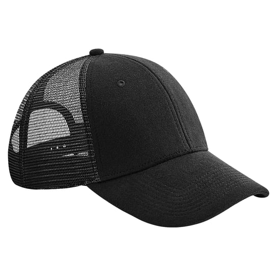 Beechfield Unisex Volwassen Athleisure Jersey Trucker Cap (Zwart) - Image 1