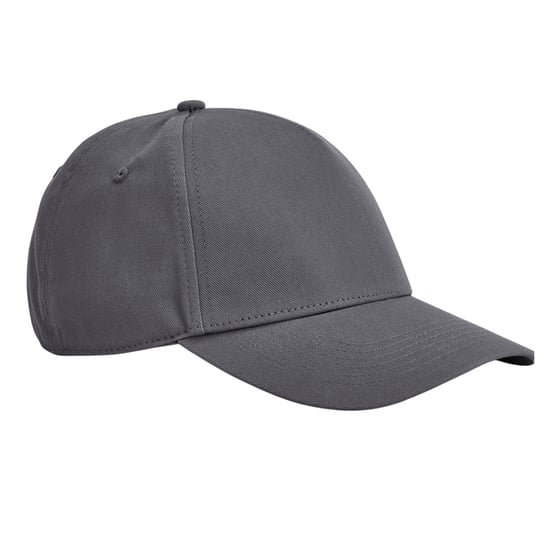 Beechfield EarthAware 5 Panel Organic Cotton Baseball Cap (Graphite Grey) - Image 1
