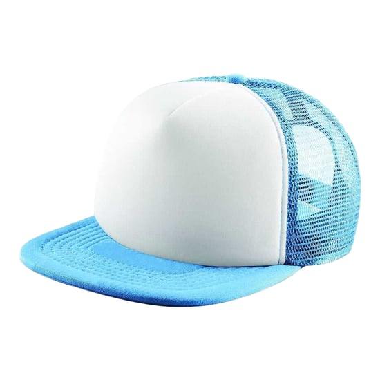 Beechfield Vintage Snapback Trucker Cap (Hemelsblauw) - Image 2