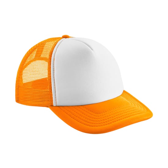 Beechfield Vintage Snapback Trucker Cap (Oranje/Wit) - Image 1