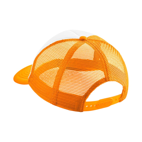 Beechfield Vintage Snapback Trucker Cap (Oranje/Wit) - Image 2