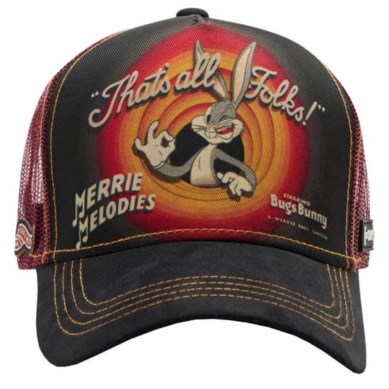 Looney Tunes Heren Bugs Bunny Capslab Trucker Cap (Zwart) - Image 1