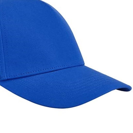 Beechfield EarthAware Klassieke Organic Cotton 5 Panel Baseball Cap (Helder Koninklijk) - Image 2