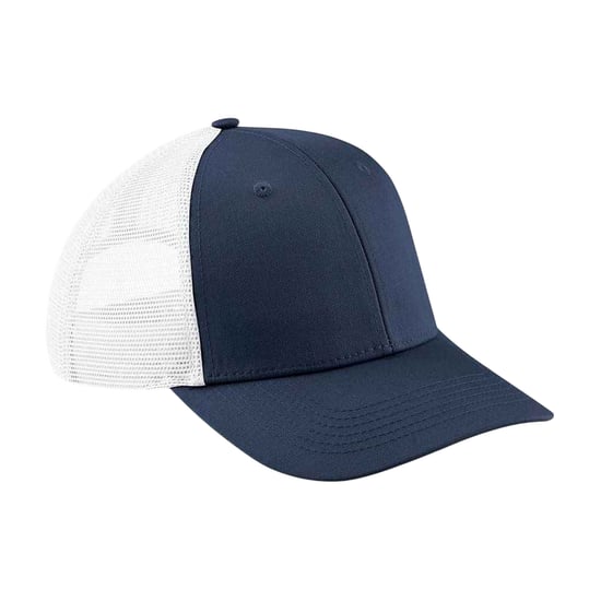 Beechfield Urbanwear Plain Trucker Cap (Navy/White) - Image 1
