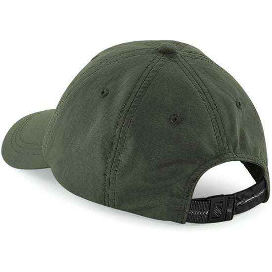 Beechfield Unisex Outdoor Waterdichte 6 Panel Baseball Cap (Olijf) - Image 2