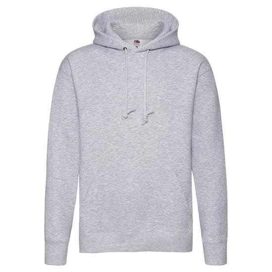 Fruit of the Loom Mens Premium Heather Hoodie (Heather Grey) - Image 1