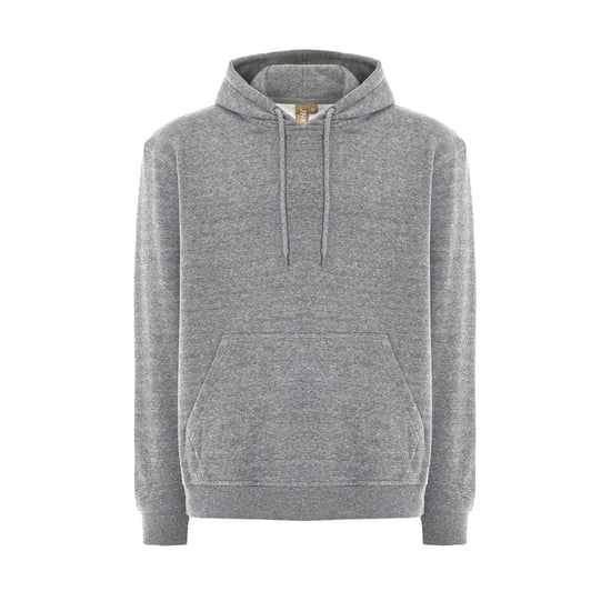 JHK Unisex Adult Teide Plain Hoodie (Grey Melange) - Image 1