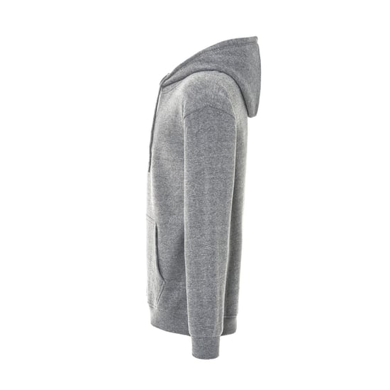 JHK Unisex Adult Teide Plain Hoodie (Grey Melange) - Image 3