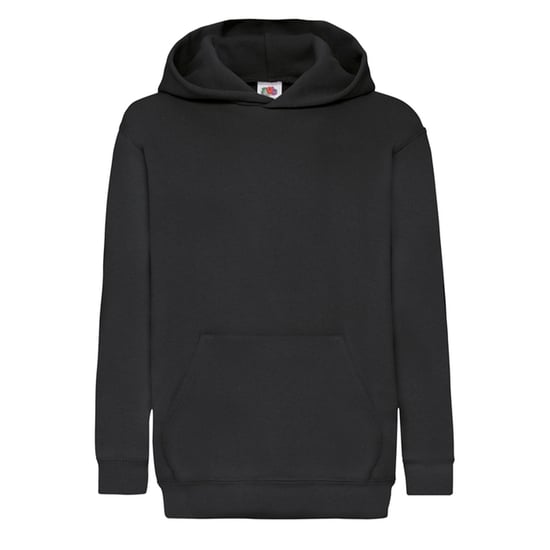 Fruit of the Loom Lichtgewicht Hoodie Kinderen/Kinderen (Zwart) - Image 1