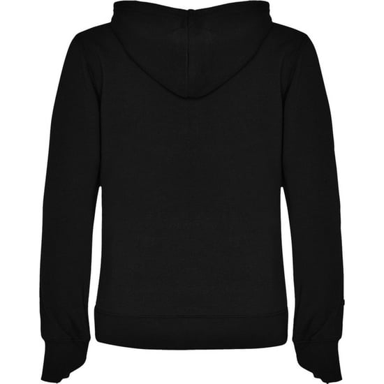 Roly Dames/Dames Urban Hoodie (Zwart/Heather Grijs) - Image 2