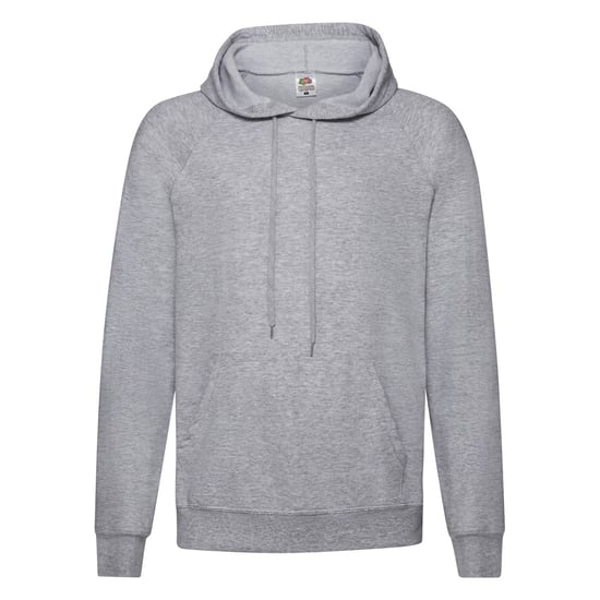 Fruit of the Loom Heren Lichtgewicht Pullover Hoodie (Heide Grijs) - Image 1