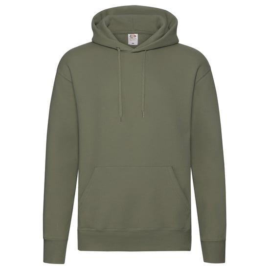 Fruit of the Loom Heren Premium 70/30 effen hoodie (Klassieke Olijf) - Image 1