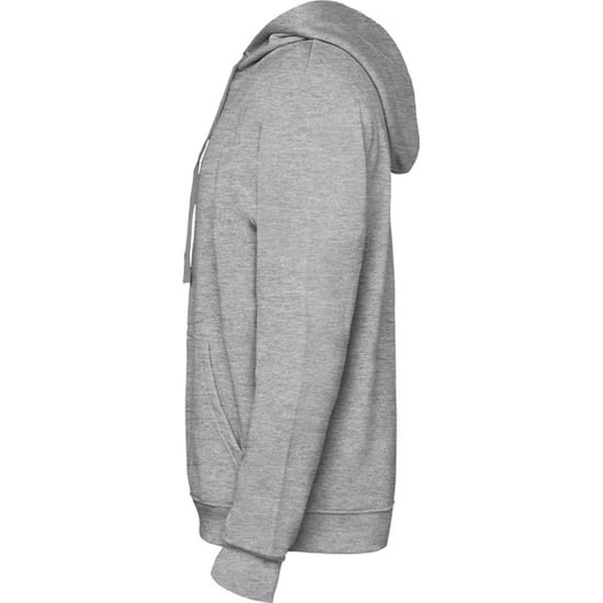 Roly Heren Urban Plain Heather Hoodie (Heide Grijs) - Image 3