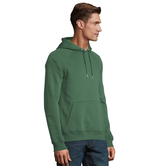 SOLS Unisex Adult Stellar Hoodie (Flaskegrön) - Image 3