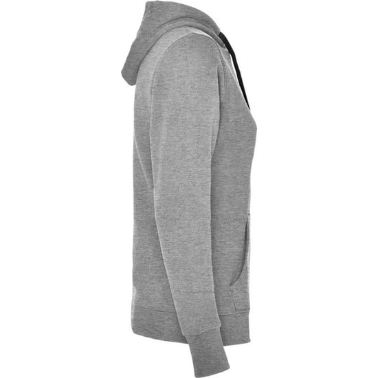 Roly Dames/Dames Urban Hoodie (Heide Grijs/Zwart) - Image 4