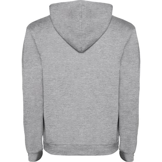 Roly Heren Urban Plain Heather Hoodie (Heide Grijs/Zwart) - Image 2