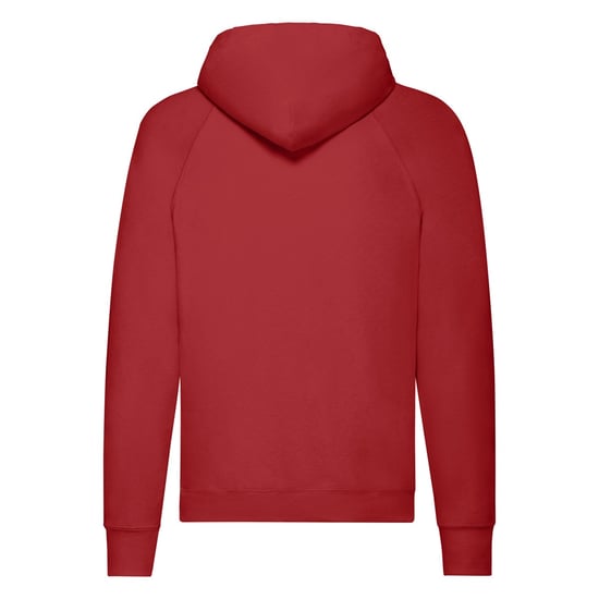 Fruit of the Loom Heren Lichtgewicht Pullover Hoodie (Rood) - Image 2