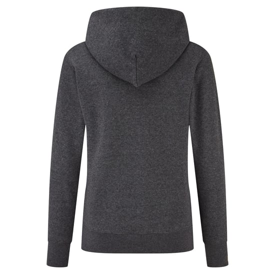 Fruit of the Loom Dames/Dames Klassieke Effen Hoodie (Donkere Heide Grijs) - Image 2