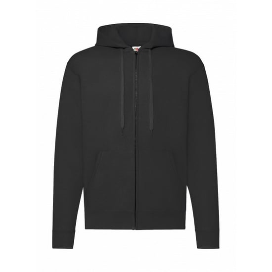 Fruit of the Loom Klassieke herenhoodie (Zwart) - Image 1