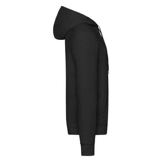 Fruit of the Loom Heren Lichtgewicht Pullover Hoodie (Zwart) - Image 3