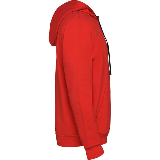 Roly Kinder/Kinder Urban Trekkoord Hoodie (Rood/zwart) - Image 4