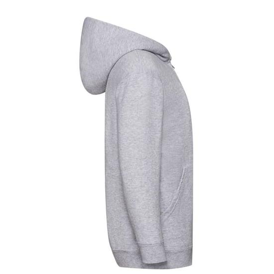 Fruit of the Loom Kinder/Kids Classic Heather Full Zip Hoodie (Heide Grijs) - Image 3