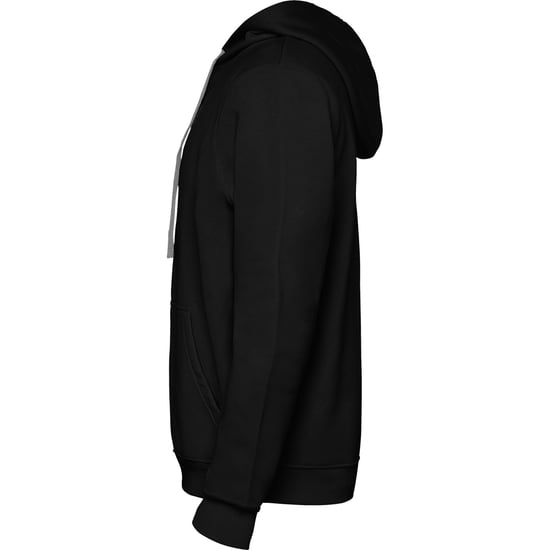 Roly Kinder/Kinder Urban Trekkoord Hoodie (Zwart/Heather Grijs) - Image 3