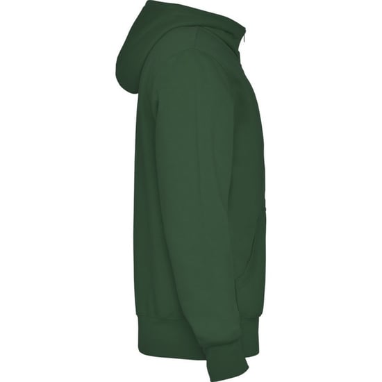 Roly Heren Montblanc Full Zip Hoodie (Fles groen) - Image 4