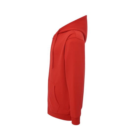 JHK Unisex Vuxen Enkel Full Zip Hoodie (Röd) - Image 3
