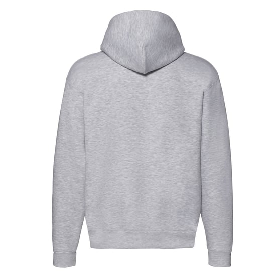 Fruit of the Loom Heren Premium Full Zip Hoodie (Heide Grijs) - Image 2