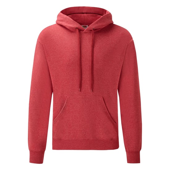 Fruit of the Loom Heren Klassieke Hoodie (Heide Rood) - Image 1