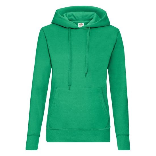 Fruit of the Loom Dames/Dames Klassieke Hoodie (Kelly Groen) - Image 1