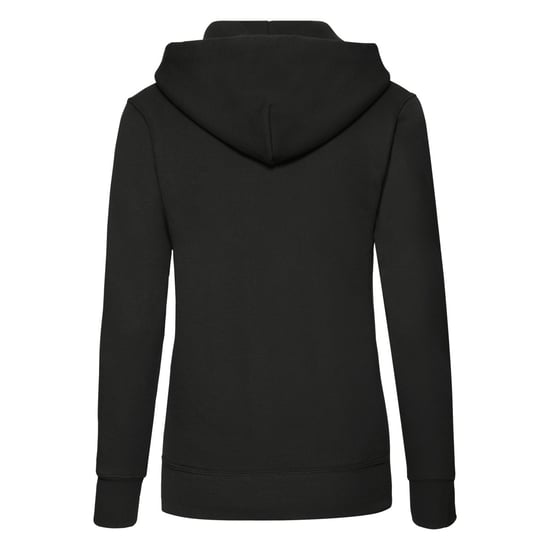 Fruit of the Loom Womens/Ladies Classic Hoodie (Black) - Image 2