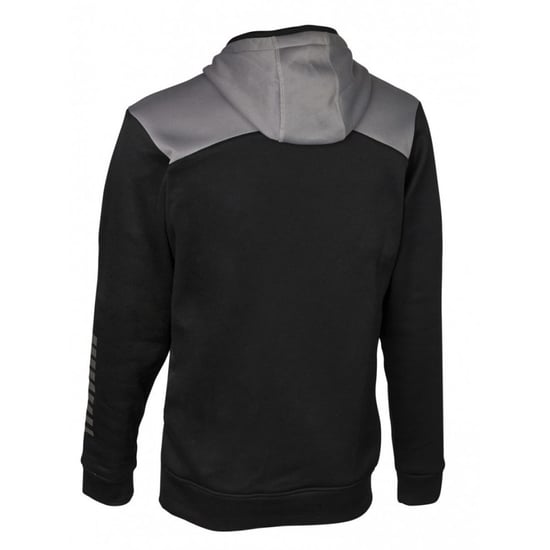 Select Heren Oxford Hoodie (Zwart/Grijs) - Image 2