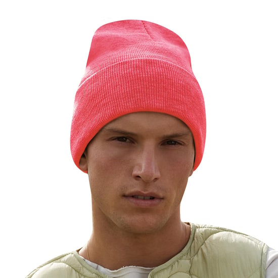 Beechfield Volwassenen van Unisex Originele geboeide Beanie (Koraal) - Image 3