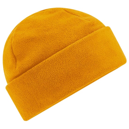 Beechfield Fleece gerecycleerde muts (Mosterd Geel) - Image 1