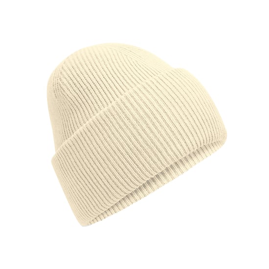 Beechfield Unisex Adult Classic Engineered Crown Beanie (Vanilla) - Image 1