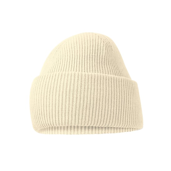 Beechfield Unisex Classic Engineered Crown Beanie voor volwassenen (Vanille) - Image 2