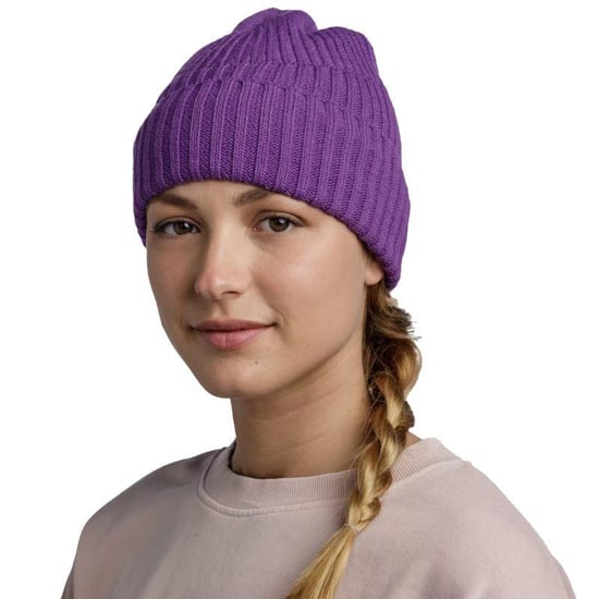 Buff Dames/Dames Renso Gebreide muts (Violet) - Image 3
