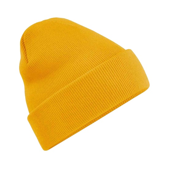 Beechfield Volwassenen van Unisex Originele geboeide Beanie (Mosterd) - Image 1