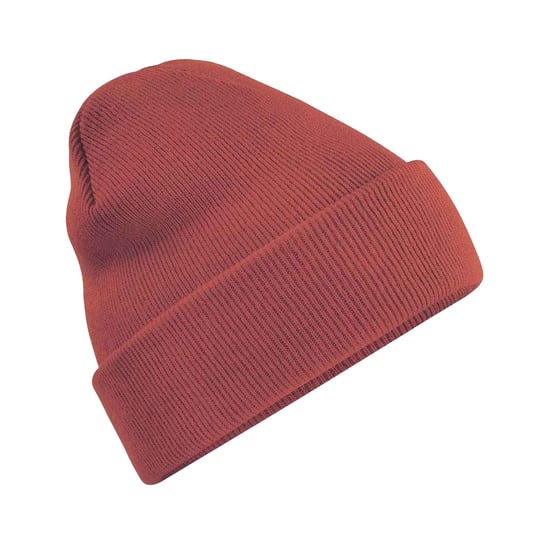 Beechfield Volwassenen van Unisex Originele geboeide Beanie (Roest) - Image 1