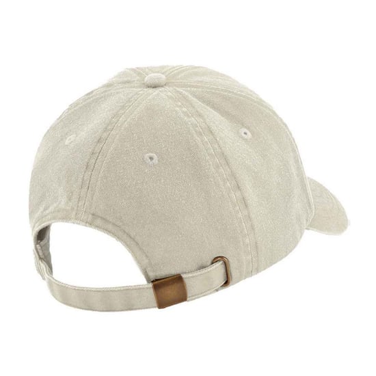 Beechfield Vintage baseballpet met laag profiel (Zand) - Image 2