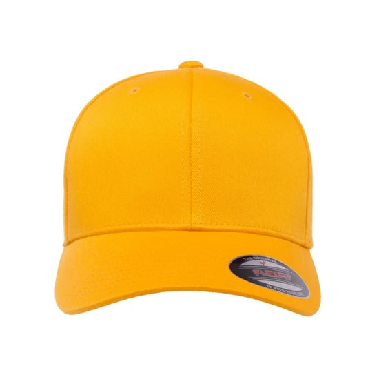 Flexfit Wollige gekamde muts (Goud) - Image 3