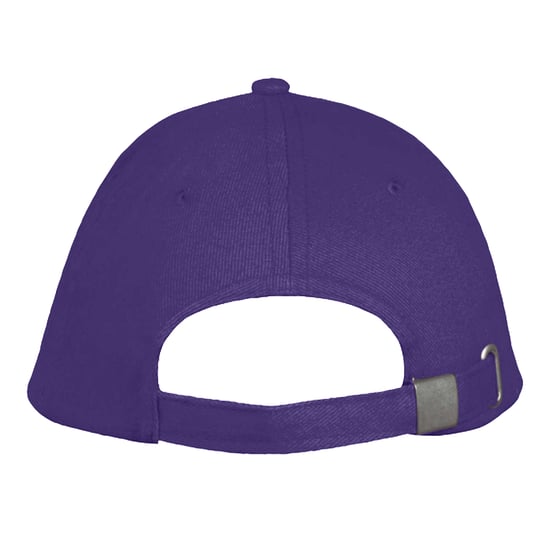 SOLS Long Beach 5 Paneel Baseball Cap (Donkerpaars) - Image 2