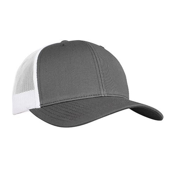 Flexfit Retro tweekleurige truckerpet (Donkergrijs/Wit) - Image 2
