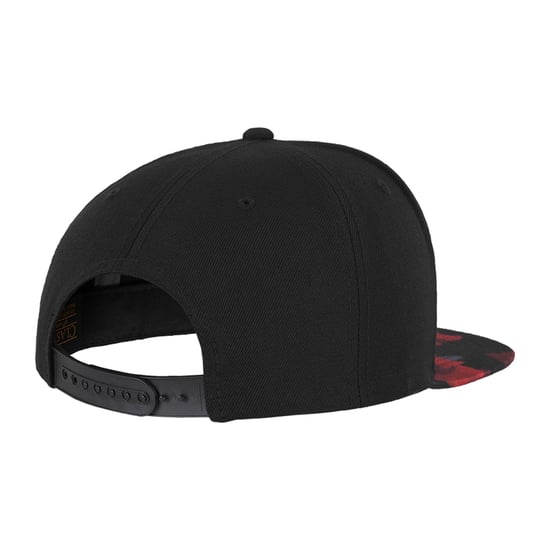 Flexfit Rozen Snapback Cap (Zwart/Rood) - Image 2