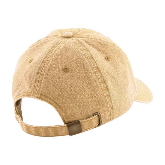 Beechfield Vintage baseballpet met laag profiel (Mosterd) - Image 2